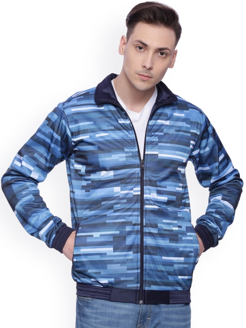 

Blue Saint Blue Printed Sporty Jacket