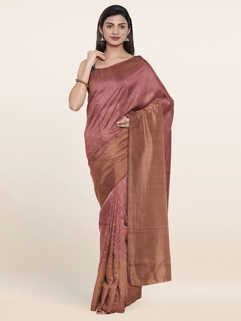 

Pothys Mauve Woven Design Art Banarasi Silk Saree