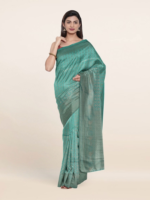 

Pothys Blue Woven Design Art Silk Saree