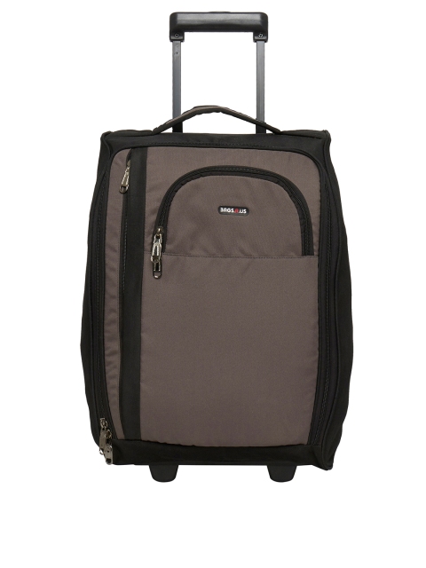 

Bags.R.us Unisex Grey & Black 34L Cabin Trolley Bag