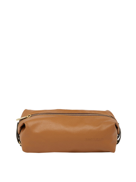 

Bags.R.us Unisex Tan Brown Toiletry Kit