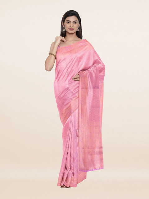 

Pothys Pink & Purple Woven Design Zari Art Silk Saree