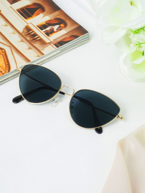 

Ferosh Unisex Grey Lens & Gold Cateye Sunglasses