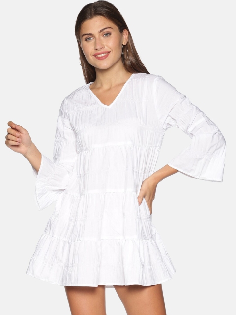 

kriatma White Layered A-Line Mini Dress