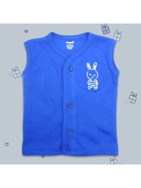 

Born Babies Blue Floral A-Line Dress