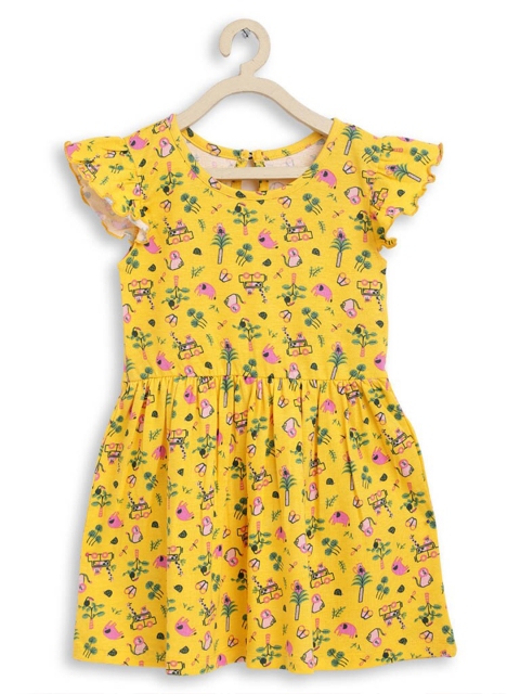 

SuperBottoms Yellow Floral Dress