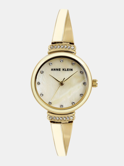 

ANNE KLEIN Women Off-White Analogue Watch AK2216IVGBJ