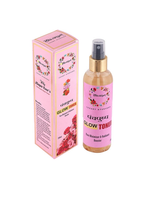 

LAVANYAM LUXURY AYURVEDA Panch Pushpa Pore Minimizer & Radiance Booster Glow Toner- 200 ml, Pink