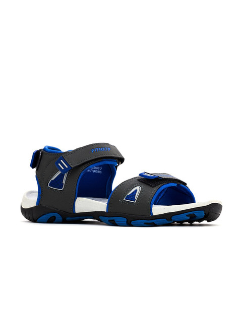 

Khadims Men Grey Sport Sandals