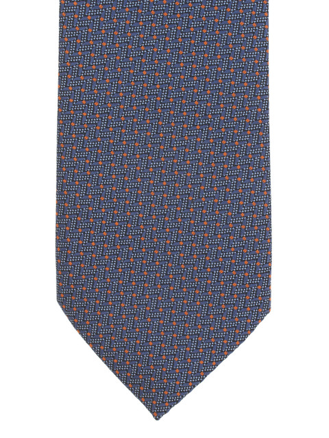 

Alvaro Castagnino Men Blue & Orange Patterned Tie