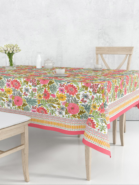 

The Wishing Chair Pink & Yellow Printed Cotton Rectangle Table Cloth