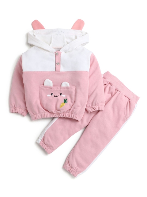 

Hopscotch Boys Pink & White Printed Shirt with Trousers