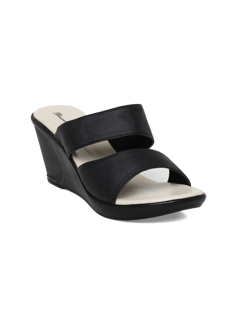 

Bruno Manetti Women Black Wedges