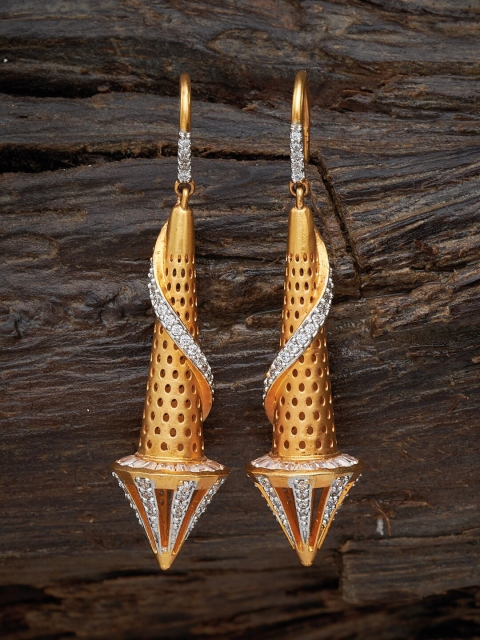 

Kushal's Fashion Jewellery White Contemporary Drop Earrings