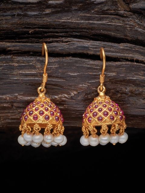 

Kushal's Fashion Jewellery Red Contemporary Drop Earrings