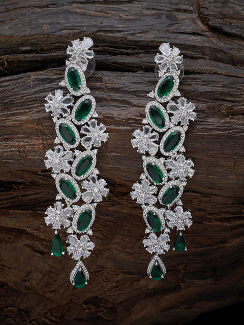 

Kushal's Fashion Jewellery Green Contemporary Drop Earrings