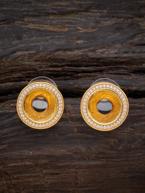 

Kushal's Fashion Jewellery White Contemporary Studs Earrings