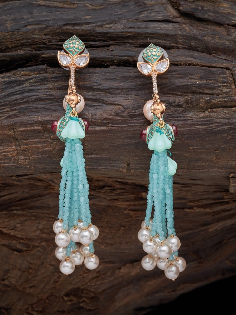 

Kushal's Fashion Jewellery Red Contemporary Drop Earrings