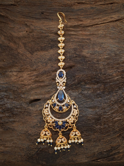 

Kushal's Fashion Jewellery Women Blue Maangtikha