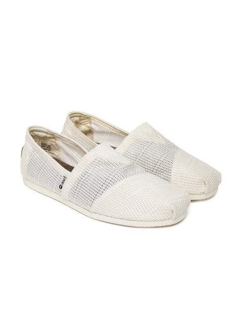 

Joy & Mario Men Off-White Woven Espadrilles