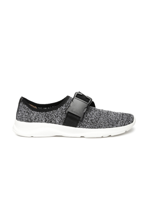 

Joy & Mario Men White & Black Woven Slip-On Sneakers
