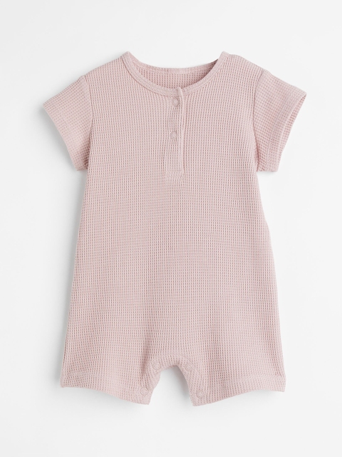 

H&M Boys Pink Short-Sleeved Cotton Bodysuit