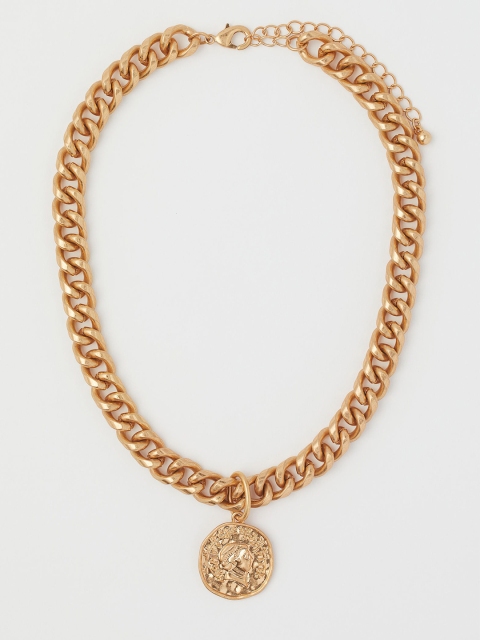 

H&M Women Gold-Toned Pendant Necklace