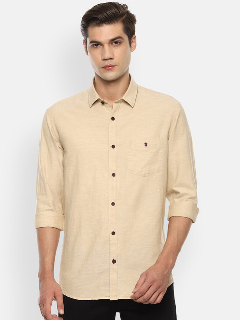 

Louis Philippe Sport Men Beige Slim Fit Casual Shirt