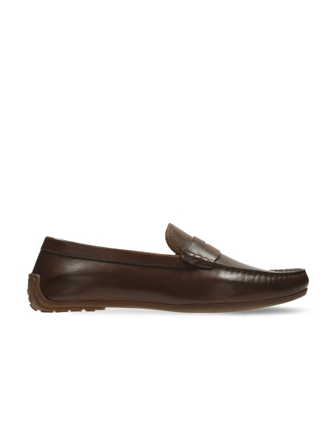 

Clarks Men Tan Brown Solid Regular Leather Driving Shoes
