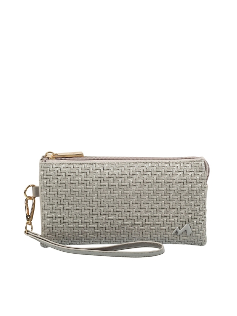 

Metro Grey Textured Purse Clutch