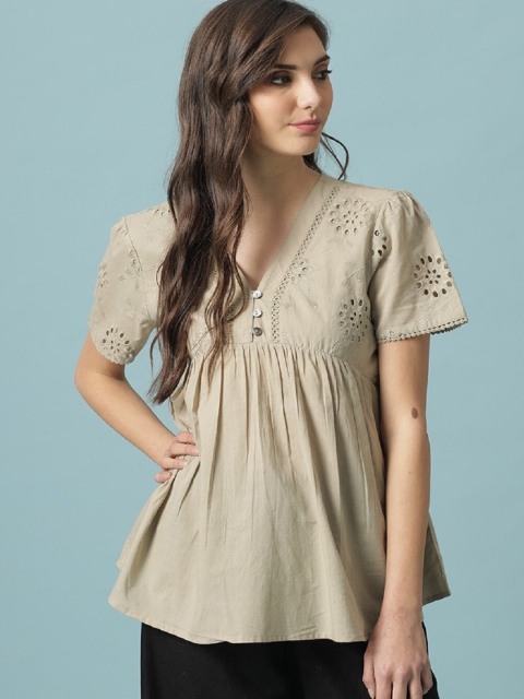 

Gipsy Floral Empire Top, Na