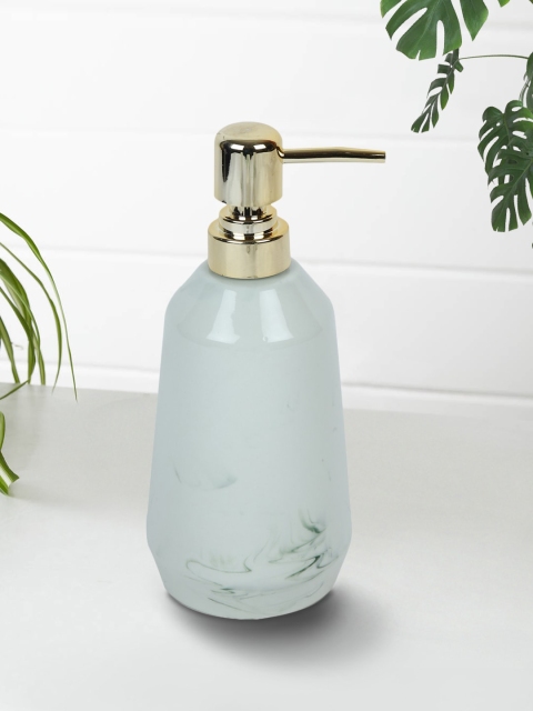 

House Of Accessories Green Ceramic Soap Dispenser