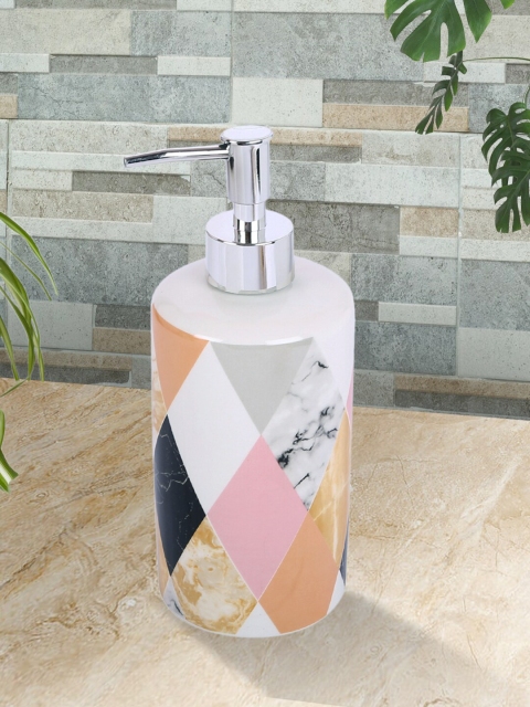 

House Of Accessories Multicoloured Ceramic Soap Dispenser, Multi