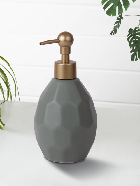 

House Of Accessories Grey Matte Soap Dispenser