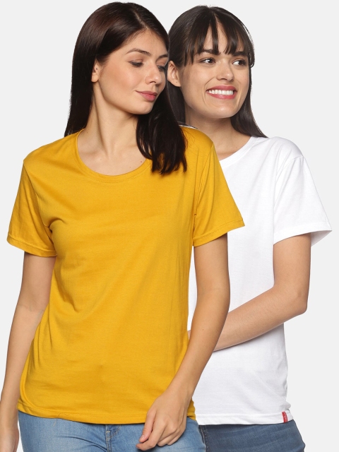 

NOT YET by us Women White 2 T-shirt