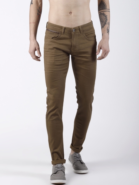 

Rex Straut Jeans Men Khaki Comfort Slim Fit Stretchable Jeans