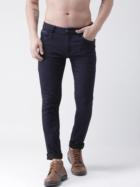 

Rex Straut Jeans Men Blue Comfort Slim Fit Stretchable Jeans