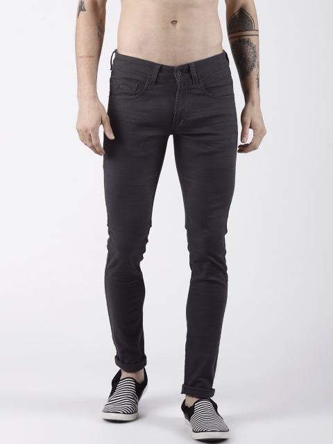 

Rex Straut Jeans Men Grey Comfort Slim Fit Stretchable Jeans