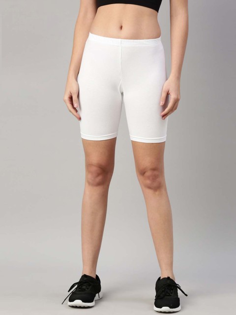 

GOLDSTROMS Women White Cycling Sports Shorts