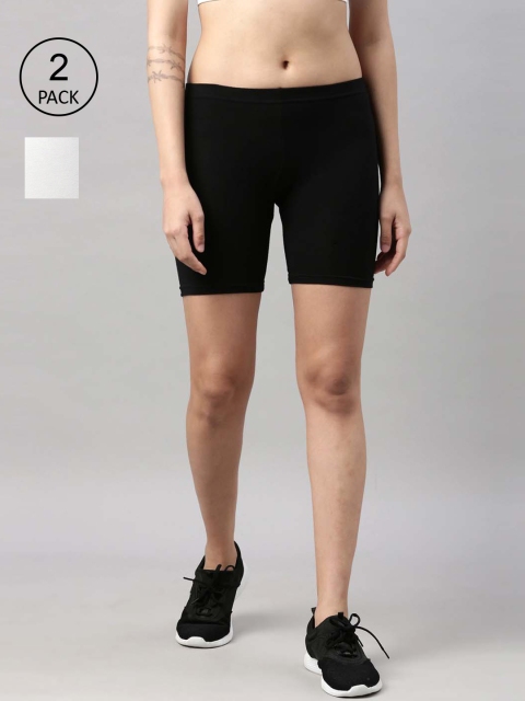 

GOLDSTROMS Women Black Cycling Sports Shorts