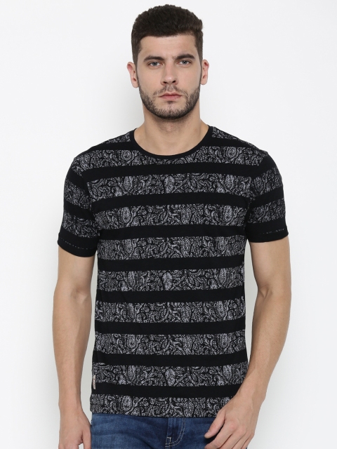 Ed Hardy Men Black Printed Round Neck T-shirt Ed Hardy Men Black Printed Round Neck T-shirt