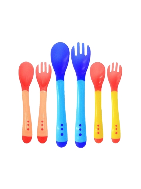 

The Little Lookers Set of 2 Red & Blue Silicone Tip Heat Sensitive Spoons