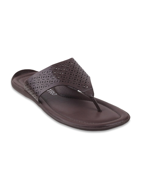 

Metro Men Brown Leather Comfort Sandals