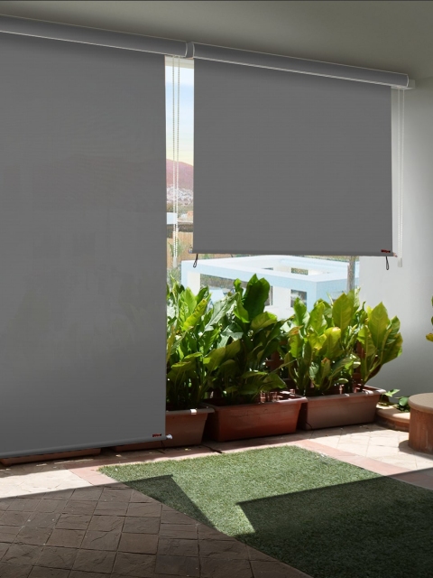 

Hippo Grey Room Darkening Window Blinds