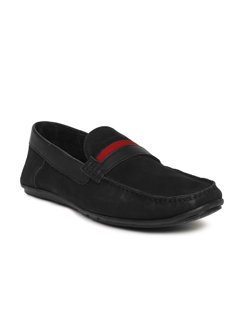 

Ruosh Men Black Solid Loafers