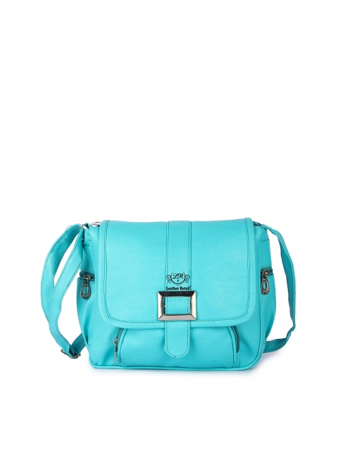 

Leather Retail Blue PU Swagger Sling Bag