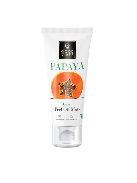 

Good Vibes Papaya Glow Peel Off Mask 50 g, White