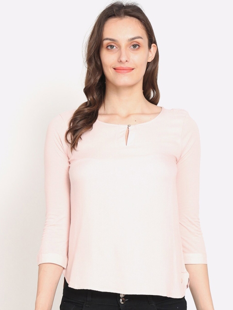 

NoBarr Beige Extended Sleeves Top