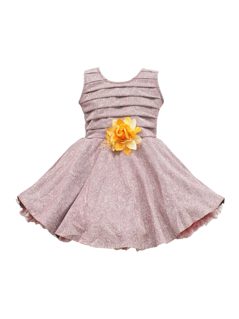 

AMIRTHA FASHION Silver-Toned Satin Dress