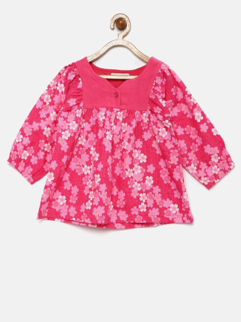 

FS Mini Klub Girls Pink Printed Top